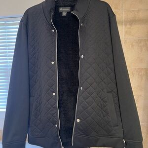 Men's INC Black Quilted Jacket